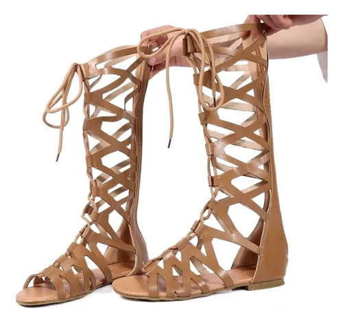 Sandalias hasta la rodilla new arrivals