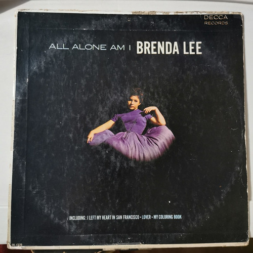 Disco Lp: Brenda Lee- All Alone Am I