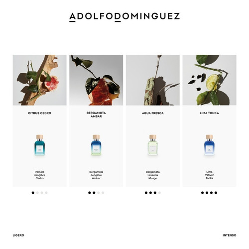 Adolfo Domínguez Agua Fresca Bergamota Ámbar Edt 120ml