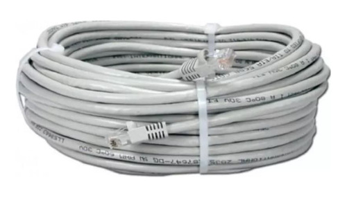 Cable De Internet Utp Red Ethernet Cat5e Gris 50mts