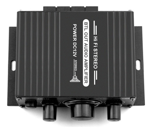 Mini Amplificador Estéreo Digital Ak170, 12 V, 400 W, Color