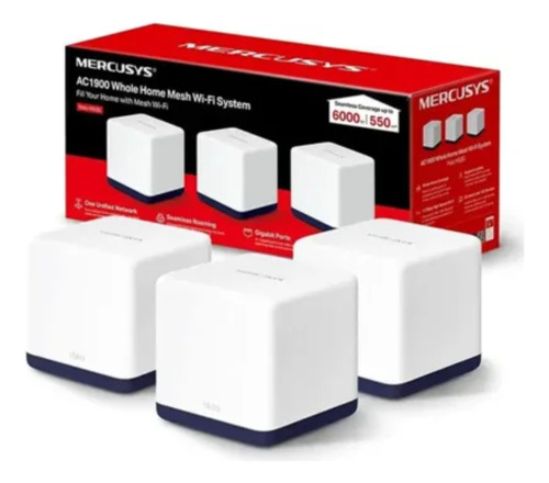 Sistema Wifi Mesh Ac1900 Mercusys Halo H50g 3 Pack
