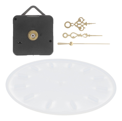 Kit De Relógio Diy Com Molde De Silicone E Fundição De Epóxi