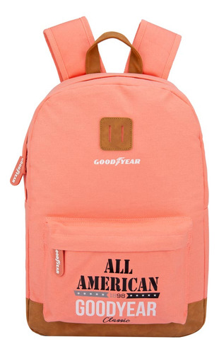 Mochila Casual Goodyear Coral 4bp2