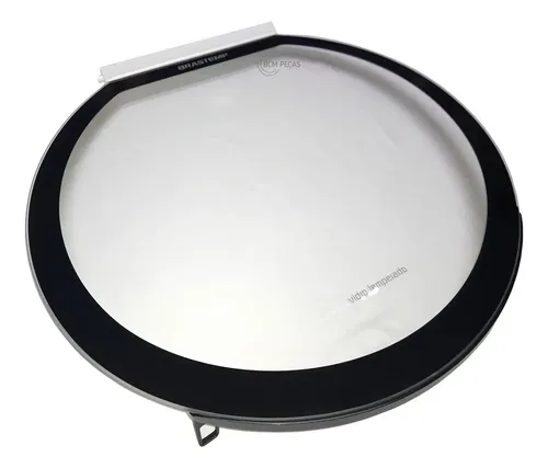 Tampa de Vidro para Máquina de Lavar Brastemp BWH15AB 15kg Transparente