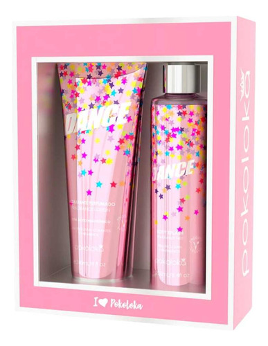  Kit Pokoloka Dance Loção Hidratante 240ml+ Body Splash 250ml