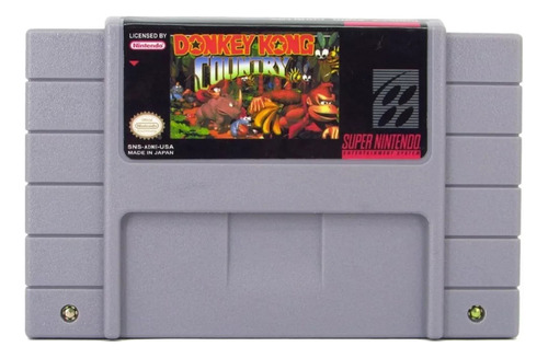 Donkey Kong Country  Donkey Kong Country Standard Edition Nintendo SNES Físico