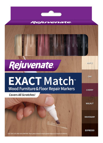 Marcadores De Reparación De Muebles Y Pisos Rejuvenate, 6 Co