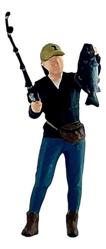 1/64 Modelo De Escena De Figura Masculina De Con Pez