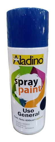 Spray Pintura En Aerosol De 400ml Color Azul Oscuro Aladino