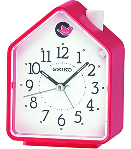 Reloj Despertador Analogico Color Rojo