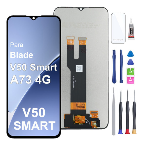 Para Zte Blade V50 Smart/ A73 4g Pantalla Lcd+herramient