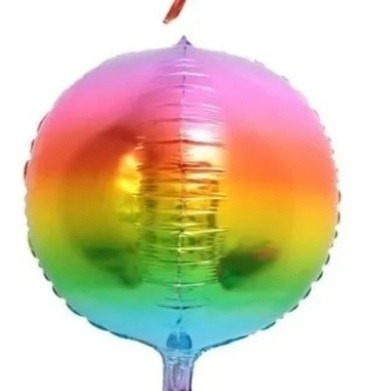 17 Globo Orbz Esfera Liso 45 Cm Orbz Metalico Varios Colores