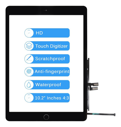 Para iPad 10.2 2021 Reemplazo De La Pantalla Para iPad 9 9a