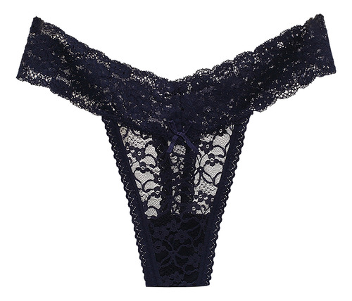 Tangas De Encaje Transparentes Y Transpirables Para Mujer De