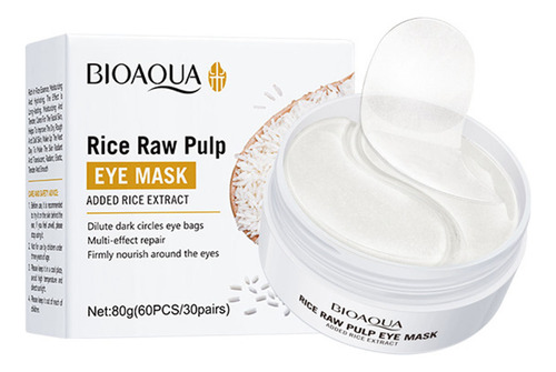 Máscara De Olhos Com Purê De Arroz H 80ml Máscara Hidratante