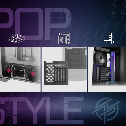 Msi Mpg Gungnir 300r Airflow - Case De Pc De Juego Media Pre