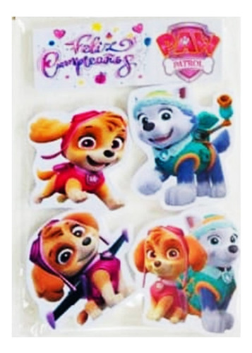 Aplique Para Torta Cupcake Sky Paw Patrol Pastel Fiesta