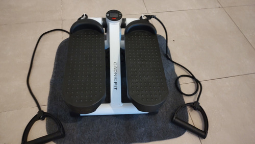 Escalador Mini Stepper Con Bandas Elásticas Fitness + Soga