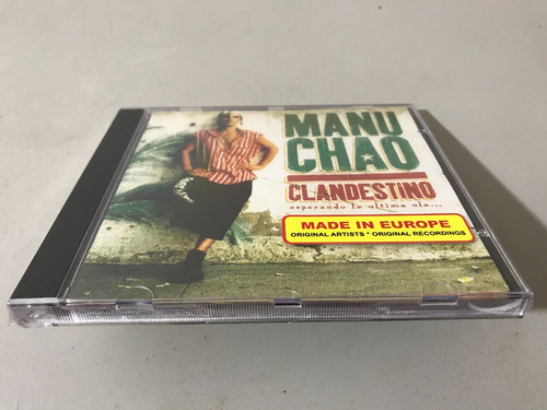 Manu Chao - Clandestino Cd Lacrado Fabrica Importado Europeu