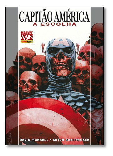 Capitao America: A Escolha - Volume 2, De Mitch / Morrel Breitwiser, Editora Panini Books, Capa Dura Em Português