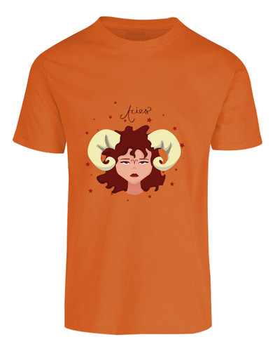 Playera Personalizada Signo Zodiacal - Aries Ilustración