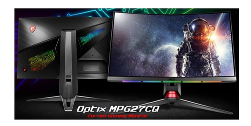 Msi 27 Curvo Optix Mpg27 Freesync 144hz 1ms 2560x1440 Dp/hdm
