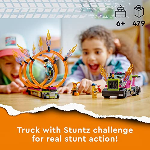 Caminhão De Acrobacias Toy Lego City Stuntz E Ring Of Fire C