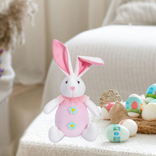 De Pascua, Animales De Peluche, Adorno De Muñeca De Rosa