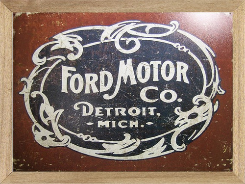  Ford Motor Co Logo, Cuadro,poster  H259