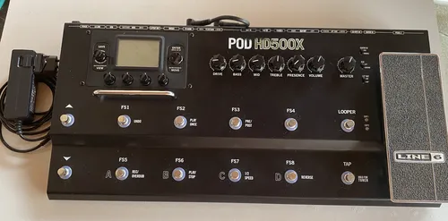 Pedaleira Line 6 Pod Hd500x Multiefeitos - Com Fonte Bivolt (Usado)