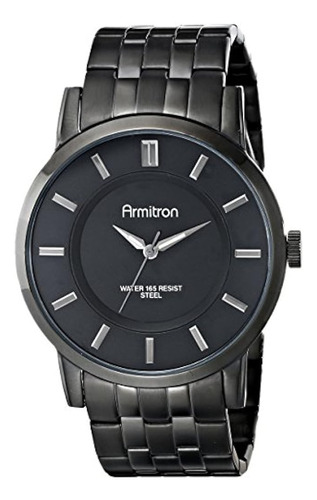 Reloj Con Brazalete De Ónix Negro Armitron Para Hombre 20 / 