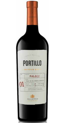 Vino Portillo Malbec 750ml Salentein Local