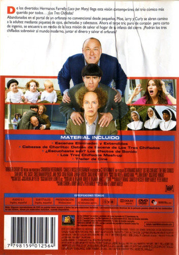 Los Tres Chiflados / Dvd Original Ver Descripción (Usado)