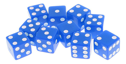 Set / 10pcs Six Sided D6 Digital D\\\\u0026d Rpg De Azul