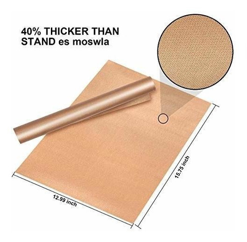 Cobre Grill Mat Antiadherente Barbacoa Hornear Matt Conjunto