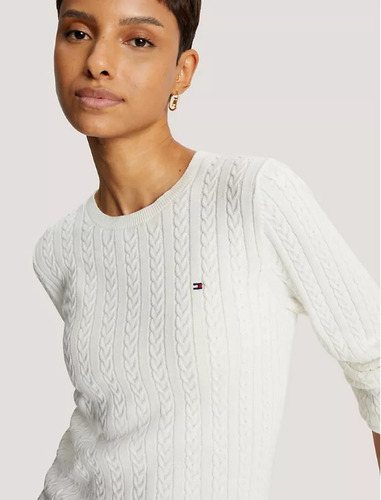 Tommy Hilfiger Cable Knit Sweater Dama