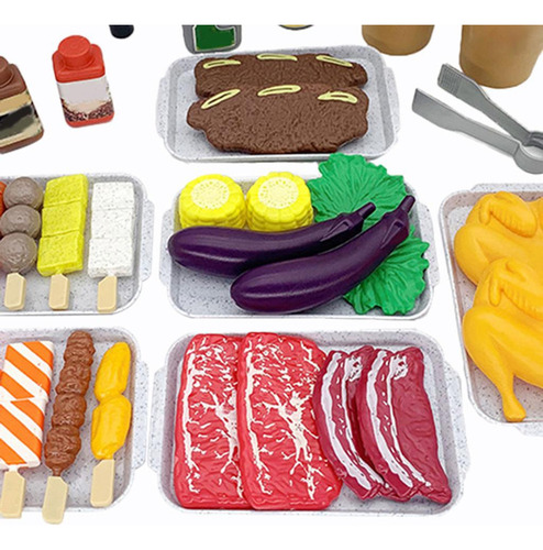 Conjunto Grelhador De Comida Churrasco Ao Ar Livre Criança