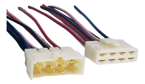 Enchufe Conector 8 Pines Macho Y Hembra Para Auto