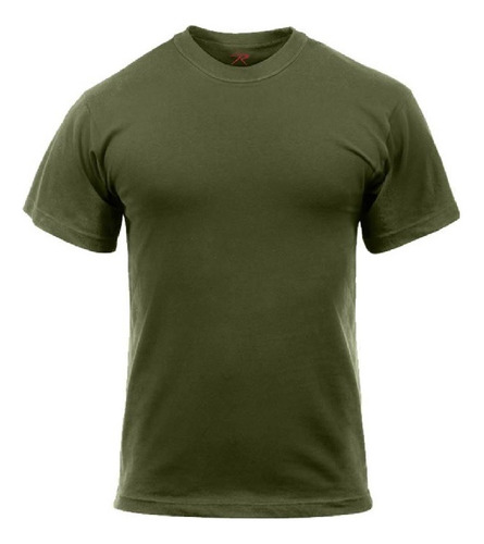 Camiseta Militar Manga Corta Olive Drab