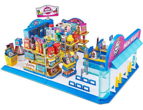 5 Marcas De Sorpresa - Mini Mart Playset De Zuru (serie 4) C