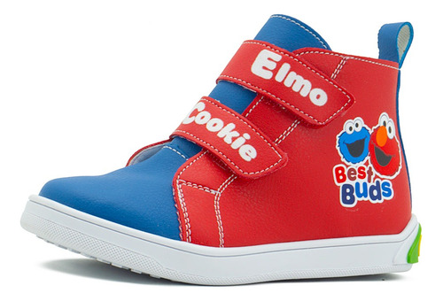 Bota Karsten Niño Elmo Rojo Antiderrapante Casuales 12-18