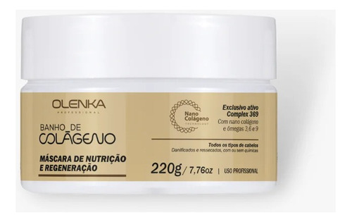 Banho De Colageno Olenka 220g