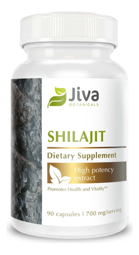 Jiva Botanicals - Cpsulas De Shilajit Rellenas Con Polvo De