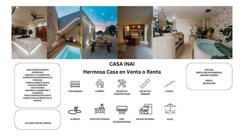 Increible Casa Nueva En Venta/renta Merida, Centro Plancha (avc-2388)