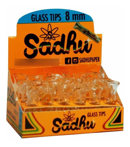 Caixa Piteira De Vidro Sadhu 8mm
