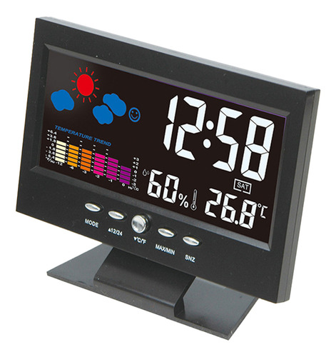 Monitor Led Digital De Temperatura Y Humedad, Tabla Led Mete