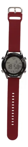 Reloj Digital Cronógrafo Wr50m Resistente Al Agua, Luminoso,