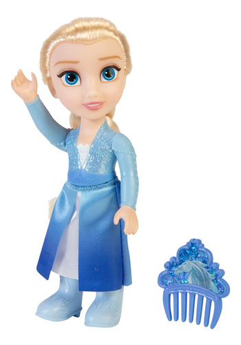 Muñeca Elsa Pequeña De 6'' Disney Frozen Con Peine