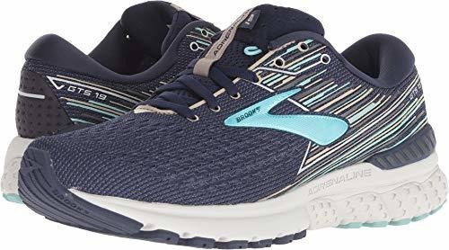 Brooks Adrenaline Gts 19 Mujer Navy - Aqua - Tan 8.5 Wide Us